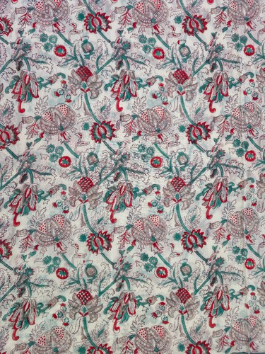 Indian Hand Block Print Dupta Scarves Soft & Breathable Sarongs Scarf Cover Up - Picture 3 of 5
