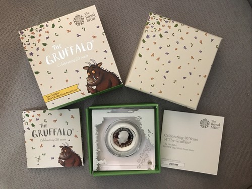 THE ROYAL MINT - The Gruffalo 2019 UK 50p Silbermünze PP mit COA & Box - Bild 2 von 5