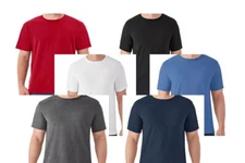 Members Mark Mens Essential Crewneck Short Sleeve Tee