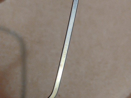 YSL Eyeglass Frames Oversized Yves Saint Laurent Silver Wire Vintage France - Photo 6/6