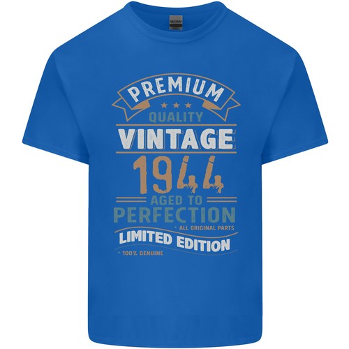 Premium Vintage 81st Birthday 1944 Mens Light Cotton T-Shirt - Picture 3 of 21