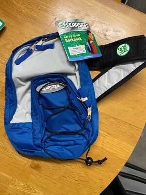 Leapster Kinder Carry-It-All Rucksack: Blau & Grau L-Max Leapster 2 Aufbewahrung (NEU)