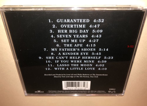 Level 42 CD Guarateed 9th album hits Overtime My Fathers Shoes mark king - Imagen 4 de 5