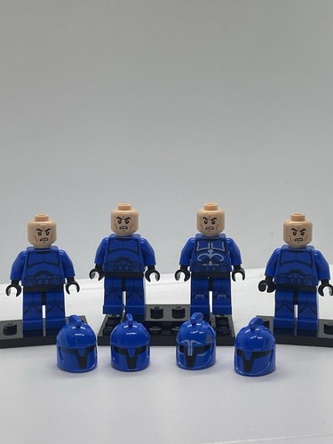 LEGO 75088 Star Wars Republic SENATE COMMANDO Minifigure Senate Guard LOT of 5 - Picture 4 of 6