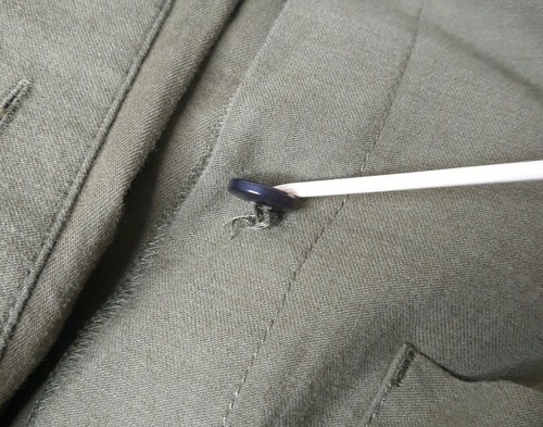 J Crew Green Utility Shirt Dress Size 2 Safari Army - Picture 5 of 8