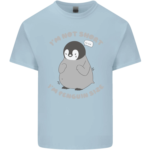Im Not Short Im Penguin Size Funny Kids T-Shirt Boys Girls - Picture 65 of 66