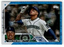 Kolten Wong SN/999 Seattle Mariners 2023 Topps Blue Foilboard #407