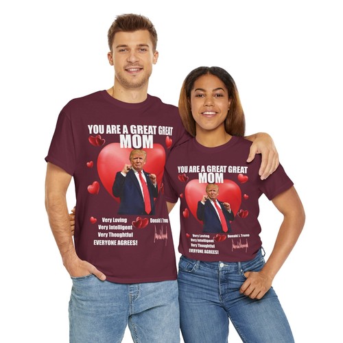 T-Shirt Mothers Day Trump schwarz anpassen Signature Great Mom Mother Trump - Bild 15 von 81