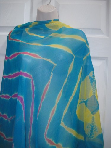 Sarong Swimsuit Bikini Beach Cover Up Skirt Wrap Raz Made in India Turquoise New - Picture 9 of 23