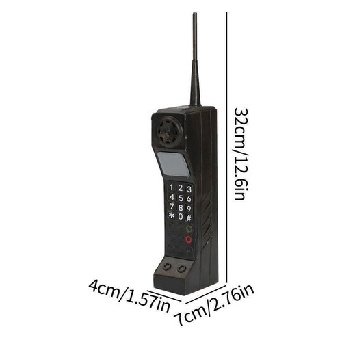 Retro Brick Cell Phone Decoration Crafts 80'S 90'S Telephone Model Bar - Picture 2 of 16