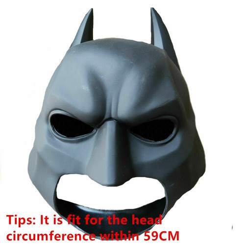 Batman Cosplay Helmet Soft PVC Headgear The Dark Knight Batman Cowl Mask Adult - Picture 13 of 14