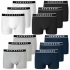 Schiesser Herren Boxershorts Unterhosen Logo Bund 95/5 Organic Cotton | 3er Pack