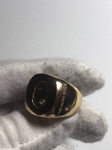 A BATHING APE ABACING 19AW KOPF RING MESSING GOLD gebraucht Größe 10 - Bild 9 von 9