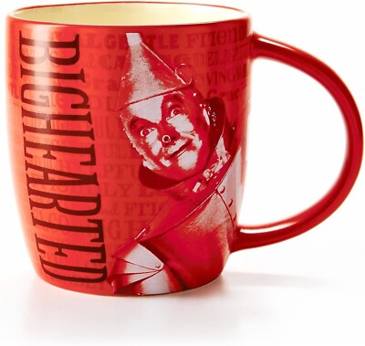 Hallmark Wizard of Oz BIGHEARTED TIN MAN Red Coffee Mug WOZ 16 oz