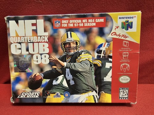 NFL Quarterback Club 98 Nintendo 64 N64 Complete CIB Tested Authentic - Picture 6 of 11