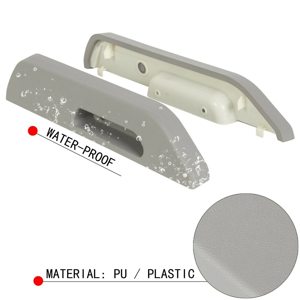 2x Apoyabrazos puerta delantera para Chevy Blazer C/K1500 2500 GMC Yukon gris 88 1990-93 94 Foto 2 de 4