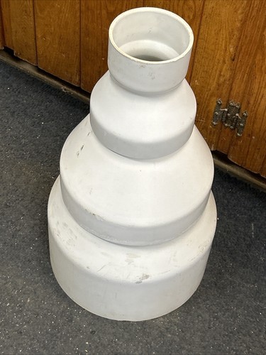 12” X 4” CONCENTRIC REDUCER PVC SCH 40 DWV HUB X HUB 12.75 4.50 Spears 429-664F - Picture 9 of 12