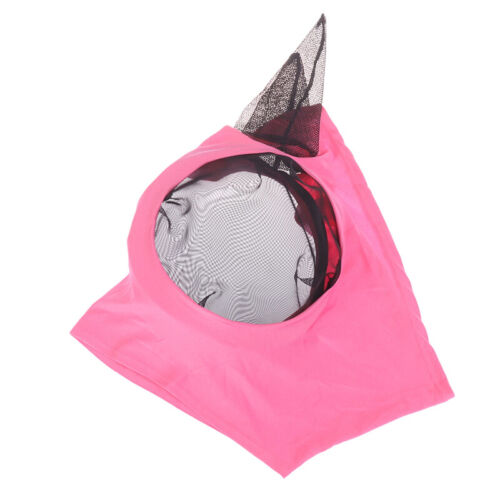 1Pc Horse Face Mask Anti Fly Breathable Stretch Knitted Mesh Anti Mosquito Ma*5S - Picture 8 of 11