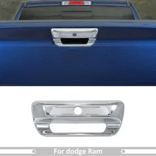 Rear Door Tailgate Handle Cover Trim For Dodge Ram 1500 2018+ Chrome Accessories