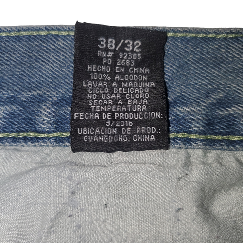 Marx & Dutch Regular Straight Sz 38x32 Light No Stretch Denim Casual Work Jeans - Picture 5 of 6
