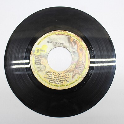 Ray Stevens Piece of Paradise / Indian Love Call 45 Vinyl Record VG