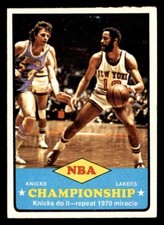 1973 Topps Basketball #68 NBA Championship EX *d2