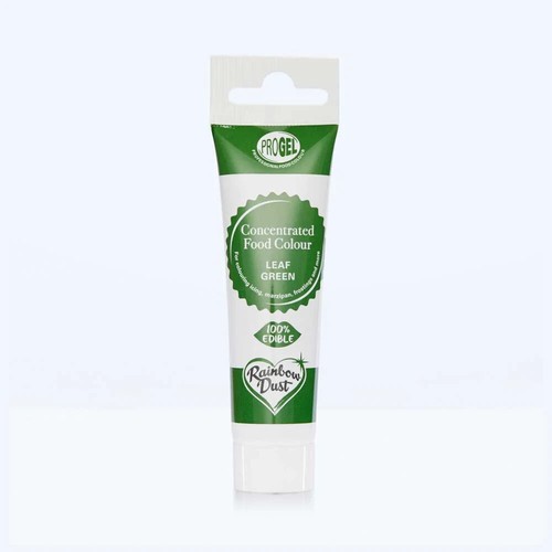 BLATTGRÜN Lebensmittelfarbe PROGEL essbar Regenbogen Staub Paste Tortendekoration 25g - Bild 6 von 9