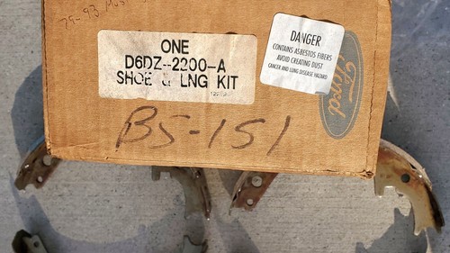 NOS Rear Brake Shoes Ford Fairmont Pinto Maverick 10x1 3/4"  86 87 88 89 80 81 - Picture 4 of 4