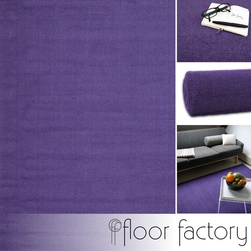 Moderner Designer Wollteppich Loft reine Wolle in leuchtenden modernen Farben - Bild 50 von 55