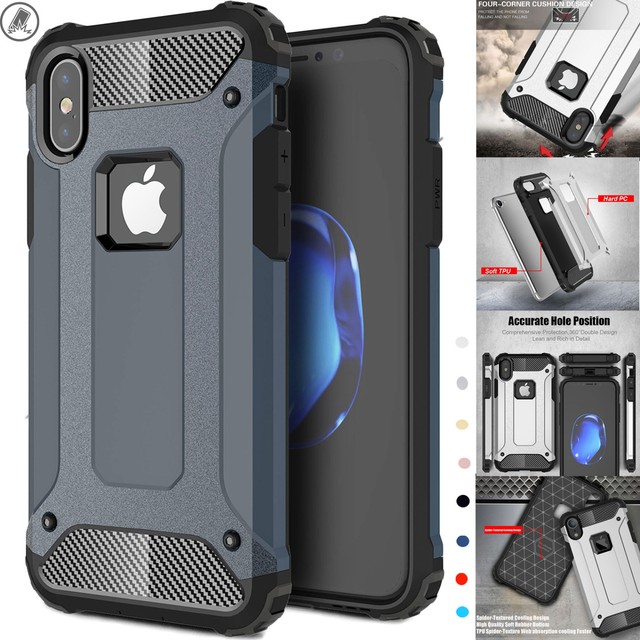 Case Cover For iPhone XS XS MAX XR Armor Protective Luxury Shockproof Dual-layer Case Cover For iPhone XS XS MAX XR Armor Protective Luxury Shockproof Dual-layer