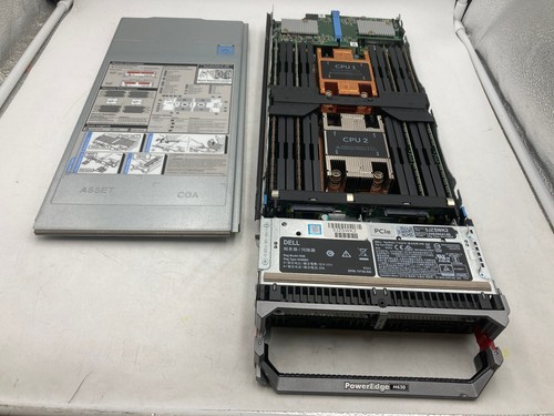 Dell PowerEdge M630 Blade Module 2x Xeon E5-2640 v4 256GB RAM H330 NO HDD NO OS - Picture 6 of 7