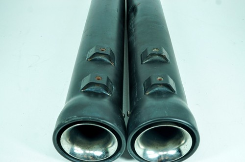 12 Harley Road Glide Touring Exhaust Muffler Silencer Cobra Rusty SCRATCH 1325 - Bild 16 von 22