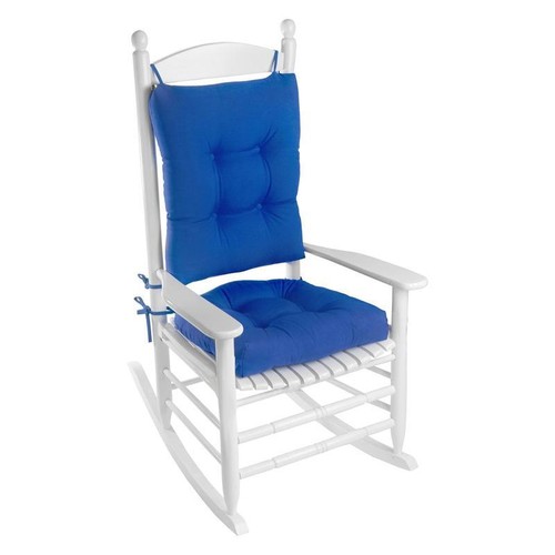 Porch Indoor Outdoor Rocking Chair Cushion Set Comfortable Durable Polyester New - Picture 2 of 7