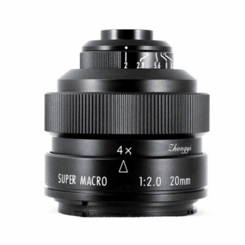 Zhongyi Mitakon 20mm f/2 4.5X Super Macro Full Frame Lens for Pentax K Mount - Picture 2 of 8