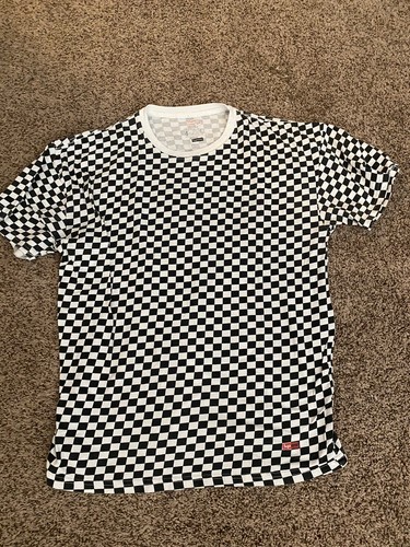 supreme hanes tee checkered