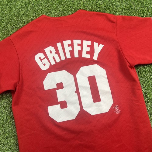 Ken Griffey Jr Cincinnati Reds Majestic MLB Baseball Jersey Men's Size Medium - Picture 4 of 12