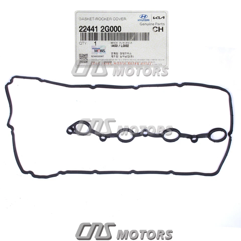 ✅GENUINE✅ Valve Cover Gasket for 08-13 Hyundai Kia 2.0L 2.4L Check Compatibility Foto 2 de 4