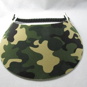 Camouflage-Sun-Visor-Camo-New-Black-Lace-Army-Green-Tan-US-Military-1-Size-Most