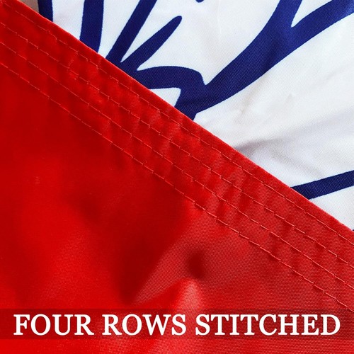 Double Sided New Mississippi State Flag 3x5 Outdoor- UV Fade Resistant- MS St... - Picture 6 of 7