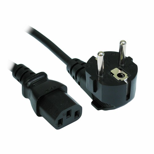 Euro Schuko Prise Cordon D'Alimentation À IEC C13 Prise Câble 1.8m-2m - Photo 3/10