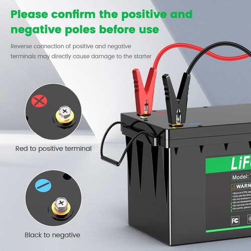 12V 200AH Lithium Battery Rechargeable LiFePO4 3000+ Deep Cycle Solar Panel RV - Picture 6 of 42