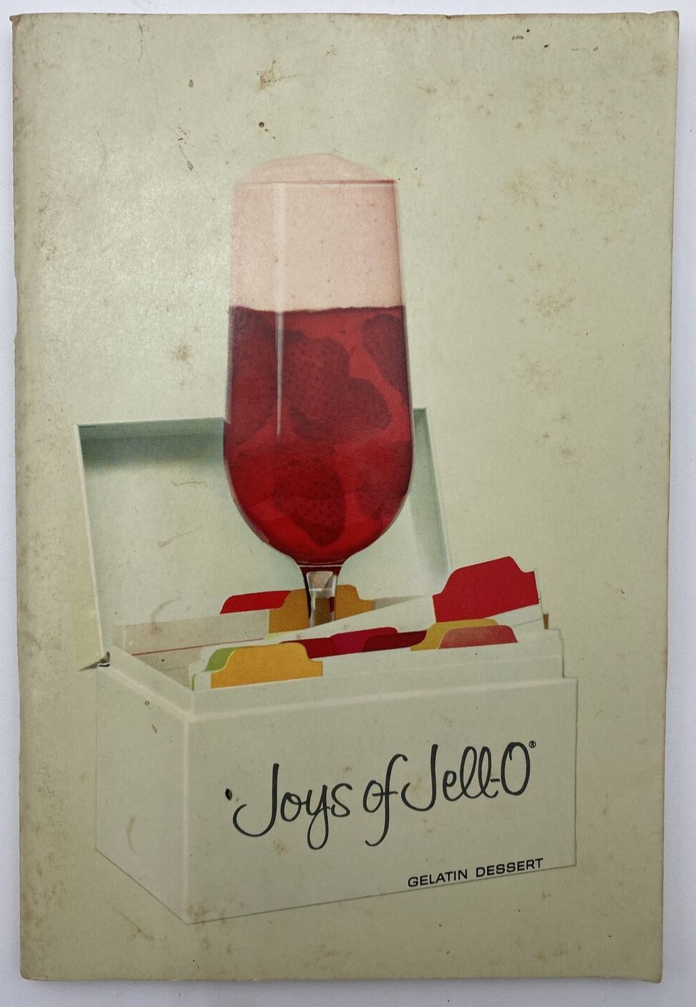 Joys Of Jell-O Gelatin Dessert Recipes Cookbook Vtg 1960s