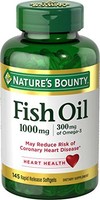 Nature's Bounty Fish Oil 1000mg Cholesterol Free Omega-3 145 Softgels Each on sale Nature's Bounty Fish Oil 1000mg Cholesterol Free Omega-3 145 Softgels Each on sale