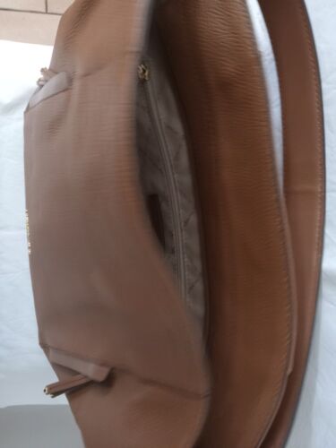 Michael Kors Evie NWT Large Luggage Leather Hobo Shoulder Handbag $328! - Picture 6 of 6