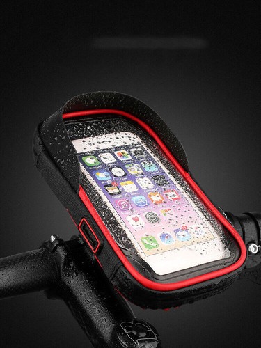 Motorcycle Waterproof Bag Phone Holder Bracket Bicycle Handlebar Mount Stand - Picture 15 of 18