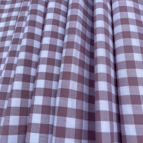 100% Yarn Dyed Cotton Fabric John Louden 9mm Gingham Check Squares 144cm Wide - Picture 43 of 106