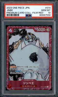Jinbe - OP01-014 - PSA 10 - Film Red Collection - Promo