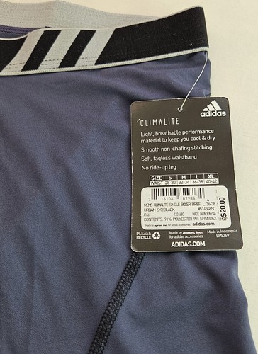 Adidas Men's Boxer Briefs L 36-38 Blue Green Gray Performance Climacool Flex 360 - Picture 33 of 35