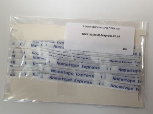 144 Woven Name Tapes/Labels for School Uniform Name Tags for back to school - Picture 8 of 10