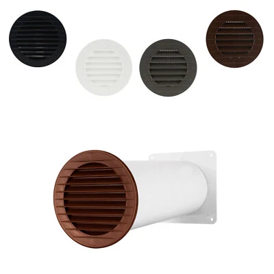 VONLIS Dunstabzugshaube Anschlusssystem Mauerkasten Abluft Lüftungsgitter Ø 100 125 150